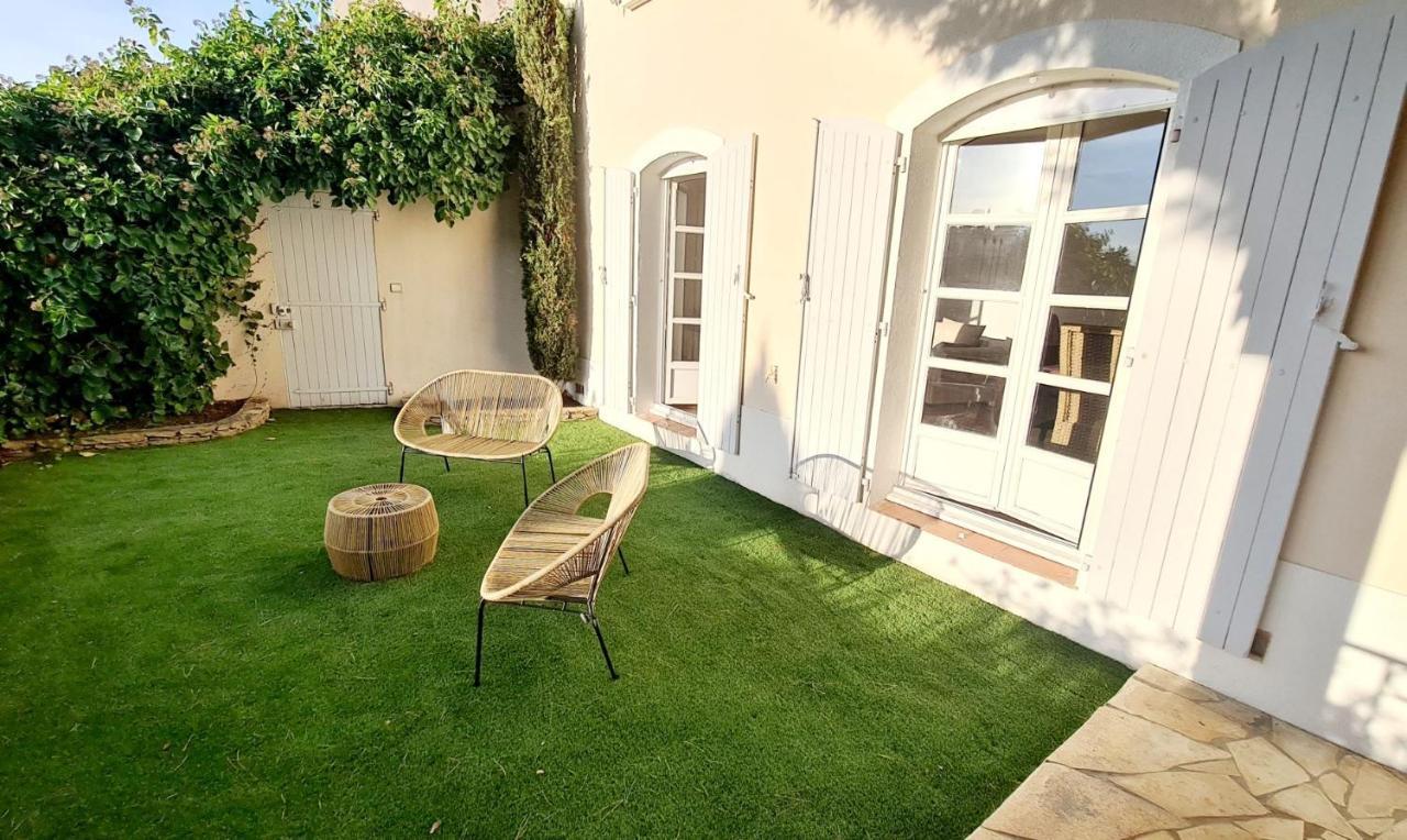 Superbe Villa-Domaine Avec Golf Piscine Et Tennis Saint-Cyr-sur-Mer Exteriör bild
